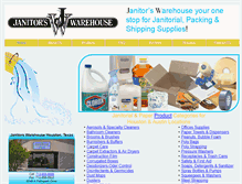 Tablet Screenshot of janitorswarehouseaustin.com